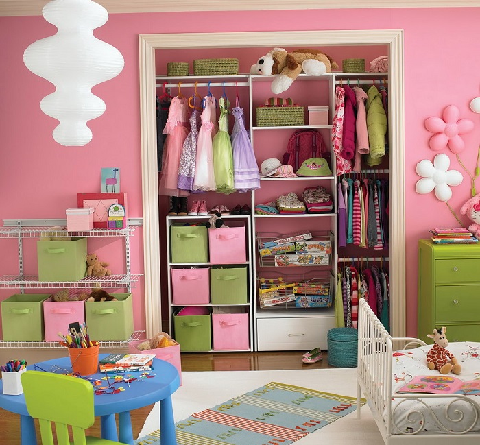 kids wardrobe closet storage