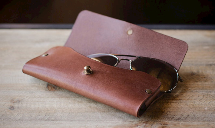 glasses leather case