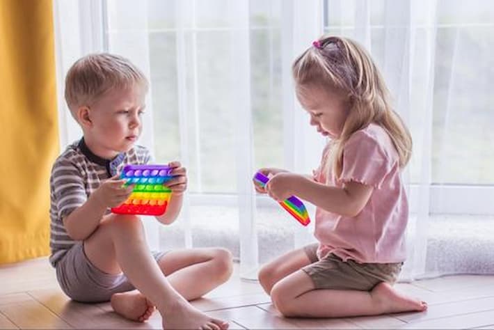 Most sensory toys are designed simply, but sensory play is limited only by your imaginations, with some common sense being used around the types of play appropriate for your child’s age