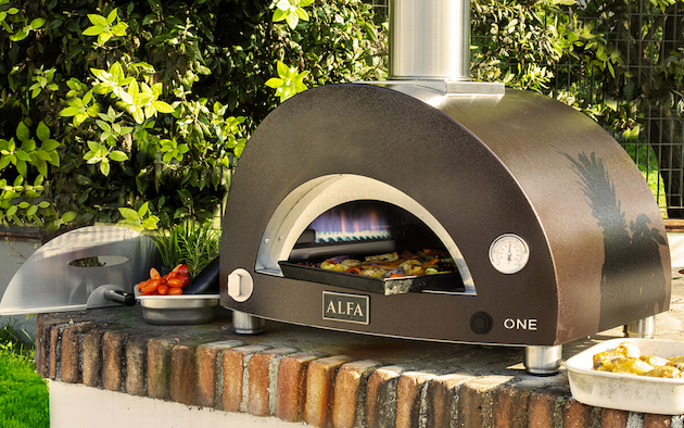 gas fired pizza oven