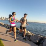 two people running with running gear